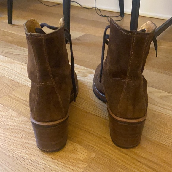 Frye lace up heeled boots - Picture 5 of 5